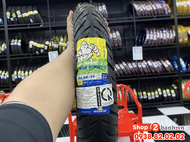 Vỏ michelin pilot street 2 9090-14 - 1