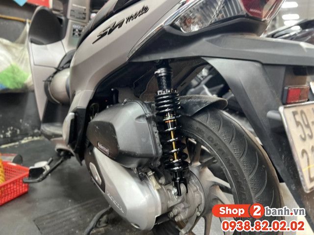 Phuộc rcb c2 đen ty vàng cho honda vario click chính hãng - 8