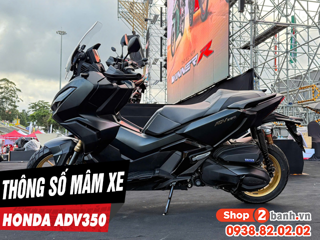 Thông số mâm xe honda adv350 là bao nhiêu inch - 1