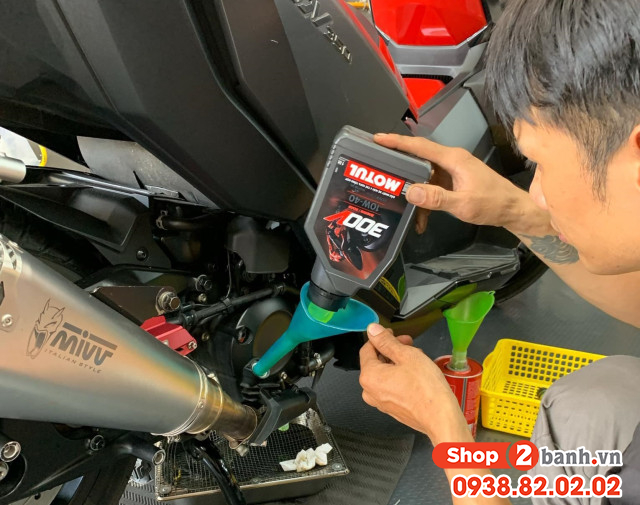 Honda adv350 thay nhớt motul 300v có được không - 3