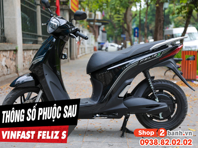 Thông số phuộc sau xe điện vinfast feliz s cao bao nhiêu - 1