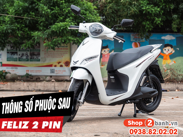 Thông số phuộc sau xe điện feliz 2 pin cao bao nhiêu - 1