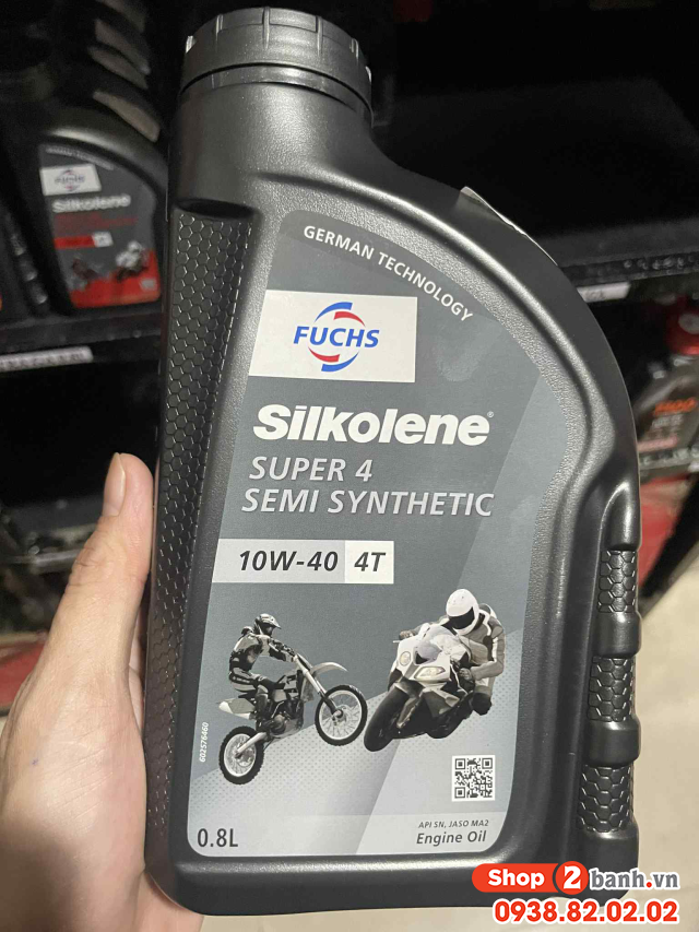 Nhớt fuchs silkolene super 4 10w40 08l - 1