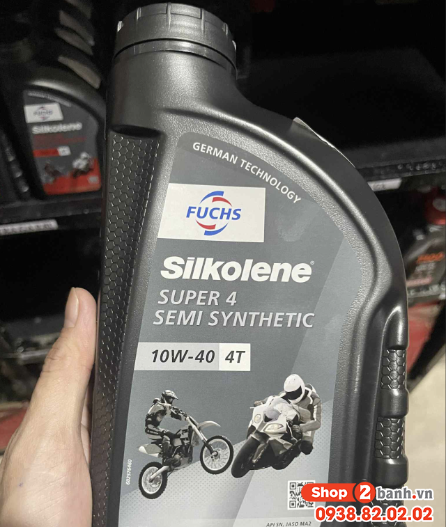 Nhớt fuchs silkolene super 4 10w40 1l - 1