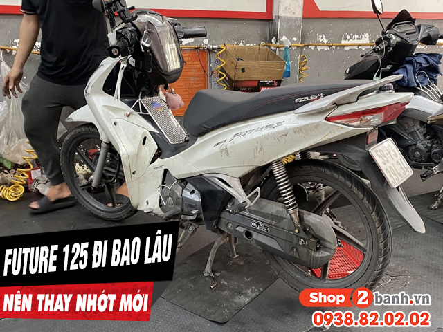 Xe future 125 fi đi bao lâu thì thay nhớt định kỳ - 1