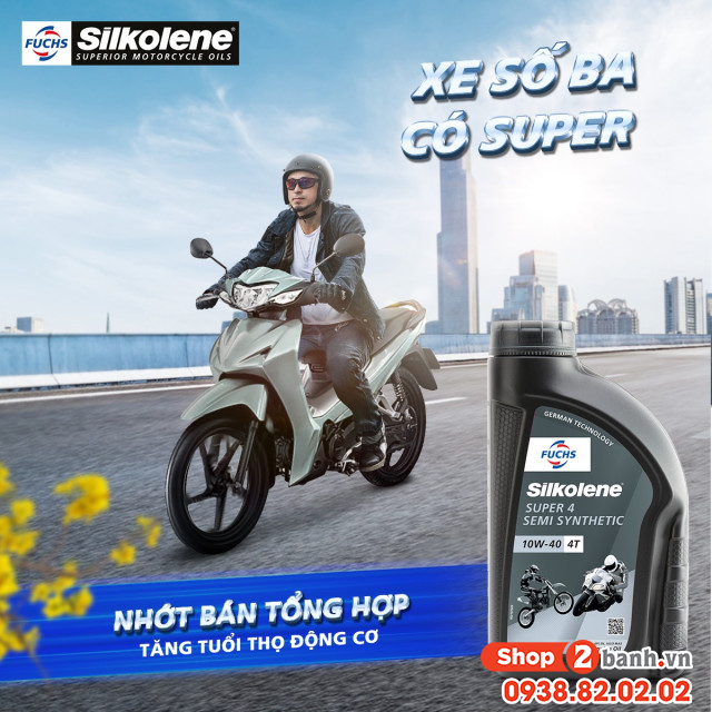 Nhớt fuchs silkolene super 4 10w40 1l - 3