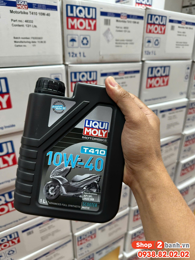 Nhớt liqui moly t410 scooter 10w40 1l - 1