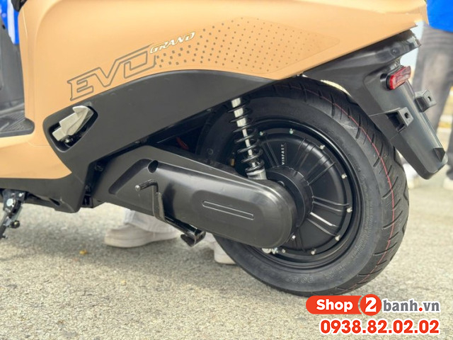 Thông số phuộc sau xe điện evo grand cao bao nhiêu - 2