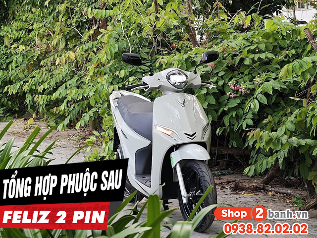 Tổng hợp phuộc sau xe điện feliz 2 pin nhún êm mới nhất hiện nay - 1