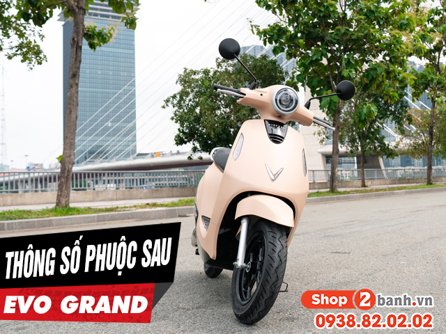 Thông số phuộc sau xe điện evo grand cao bao nhiêu - 1