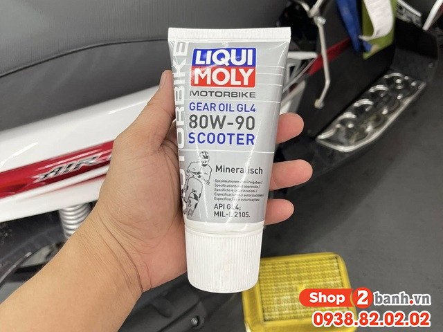 Nhớt hộp số liqui moly racing scooter gear oil 150ml - 1