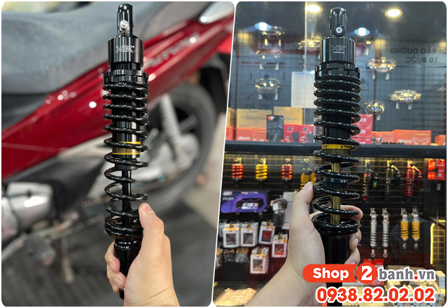 Thay nhún giảm xóc sau xe điện feliz 2 pin giá bao nhiêu - 3