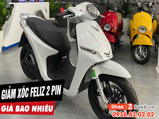 Thay nhún giảm xóc sau xe điện feliz 2 pin giá bao nhiêu - 1