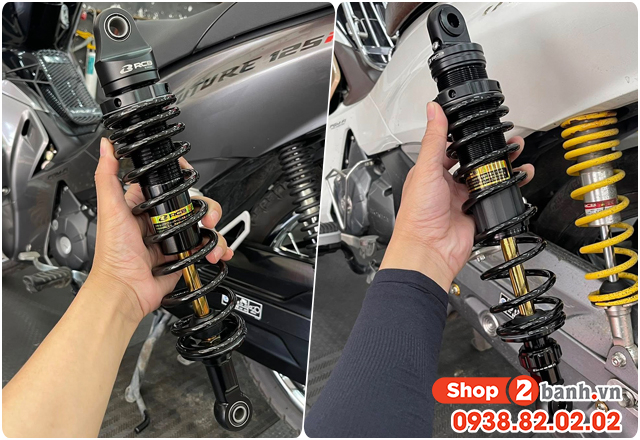 Thay nhún giảm xóc sau xe điện feliz 2 pin giá bao nhiêu - 6