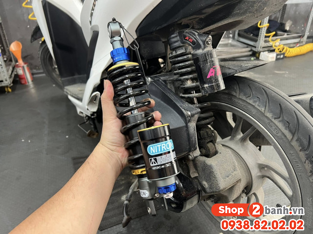 Phuộc nitron bình dầu dưới cho vario click mẫu mới chính hãng việt nam - 1