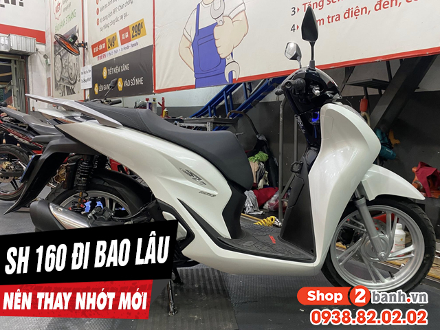 Xe sh 160i đi bao lâu thì thay nhớt định kỳ - 1