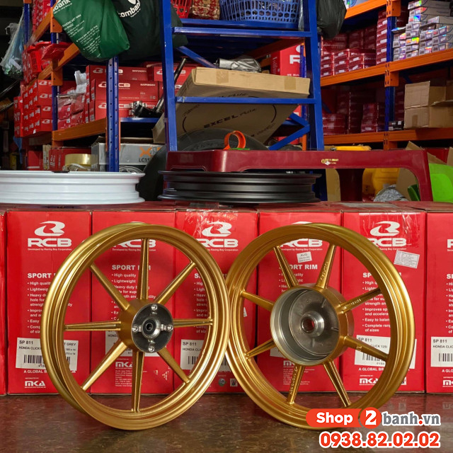 Mâm rcb 8 cây cho vario click 125 chính hãng 01s0348g - 1