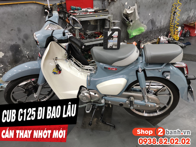 Xe super cub c125 đi bao lâu thì thay nhớt định kỳ - 1