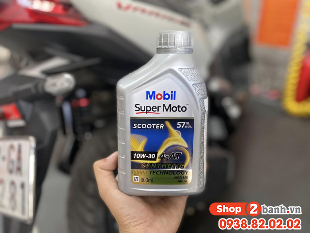 Nhớt mobil super moto scooter 10w30 800ml - 1