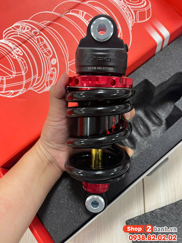 Phuộc rcb s3 cho exciter 135 bản kỷ niệm 30 năm chính hãng - 4