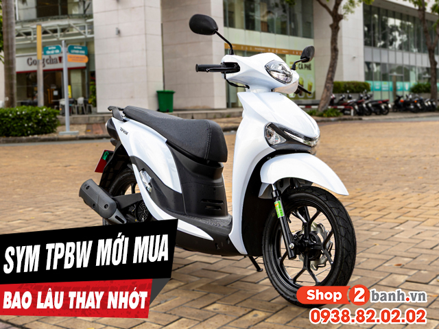 Xe tay ga sym tpbw mới mua chạy bao nhiêu km thì nên thay nhớt - 1