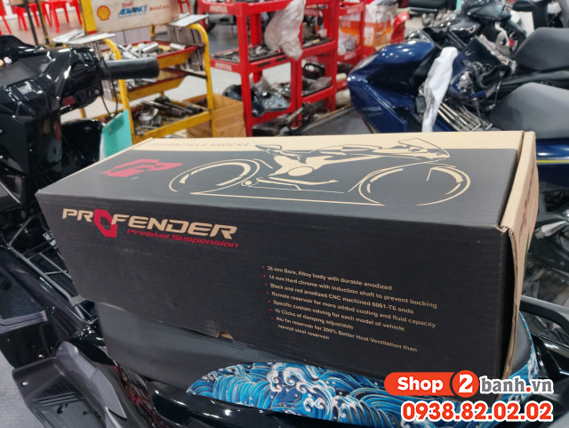 Xe điện feliz neo thay phuộc sau profender max 335 có phù hợp không - 2