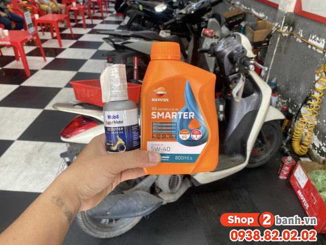 Xe tay ga sym tpbw mới mua chạy bao nhiêu km thì nên thay nhớt - 7