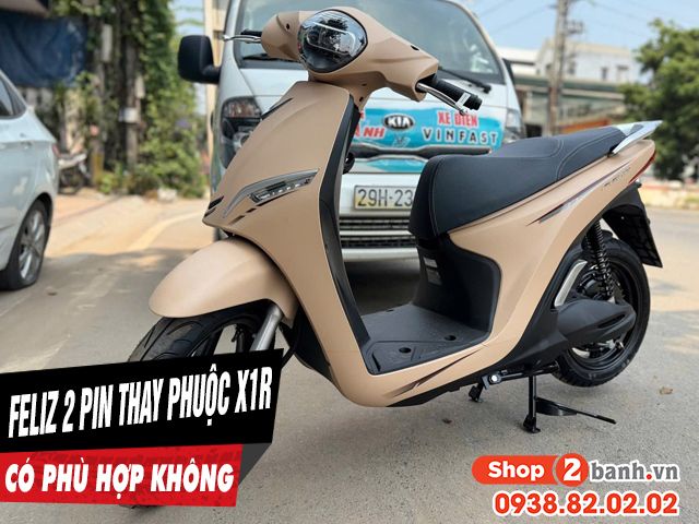 Tư vấn lên phuộc rcb cho feliz 2 pin có phù hợp không - 1