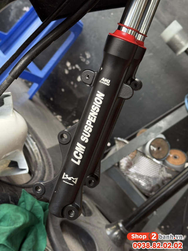 Phuộc trước lcm 4s cho exciter 135 heo 1 pis - 3