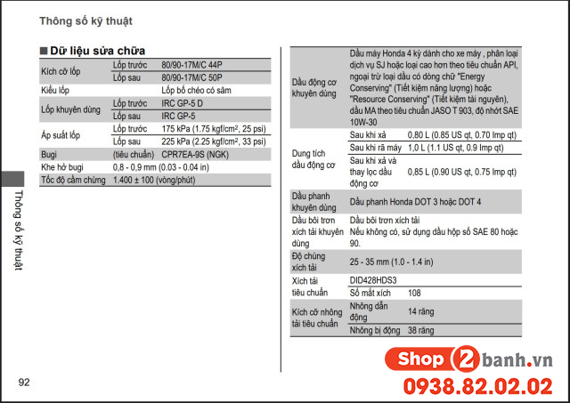 Dung tích nhớt xe ct125 bao nhiêu ml nên thay nhớt nào phù hợp - 2