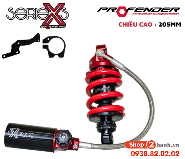 Phuộc profender x series cho exciter 150155 chính hãng - 1