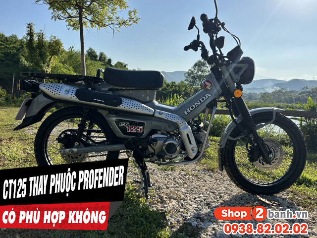 Xe ct125 thay phuộc sau profender flash series 355 có phù hợp không - 1