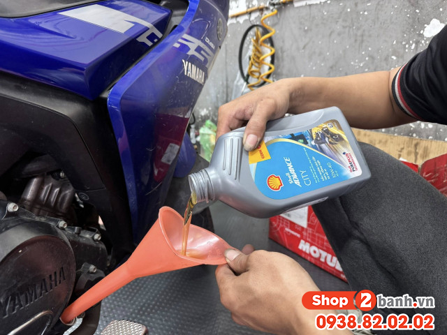 Nhớt shell advance city 10w40 1l - 3