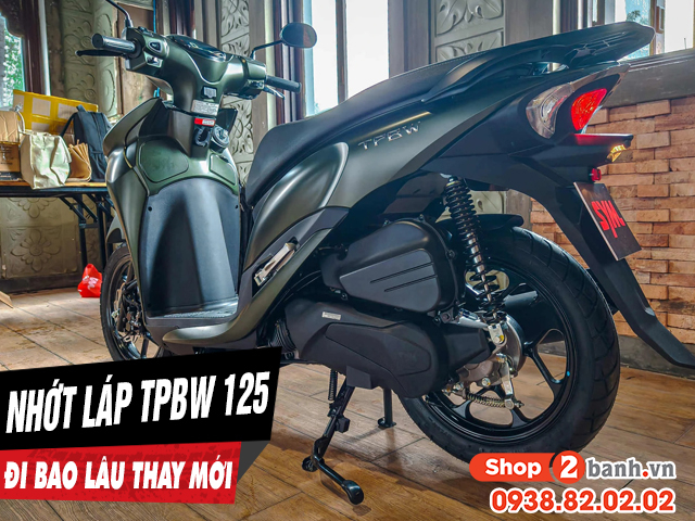 Nhớt láp xe tpbw 125 đi bao lâu thì nên thay mới - 1