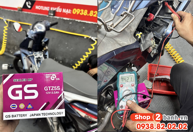 Bình ắc quy xe wave 125i nằm ở đâu cách thay thế như thế nào - 3