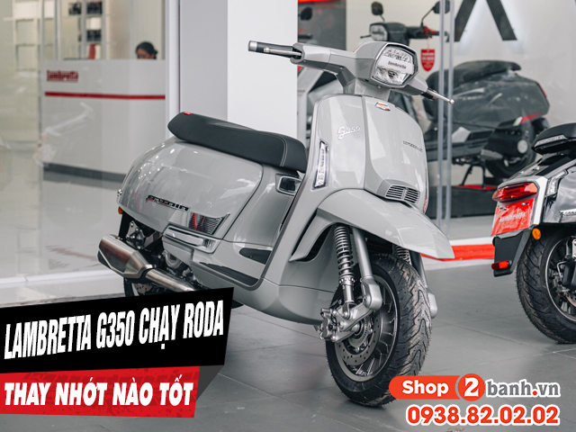 Xe tay ga lambretta g350 chạy roda thì thay nhớt như thế nào - 1