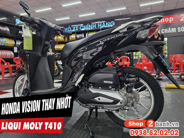 Xe vision thay nhớt liqui moly t410 10w40 scooter có phù hợp không - 1