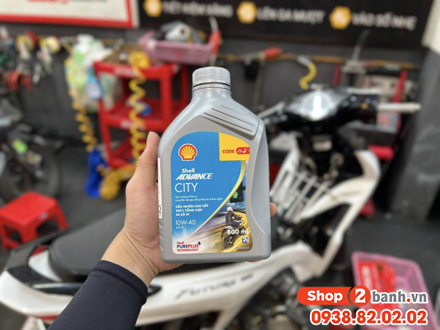 Honda ct125 đi phố chọn nhớt shell advance city 10w40 có phù hợp không - 3