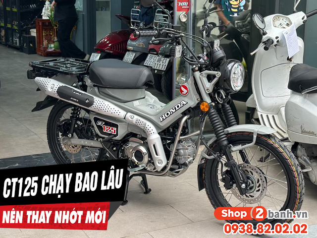 Xe máy honda ct125 chạy bao nhiêu km thì nên thay nhớt - 1