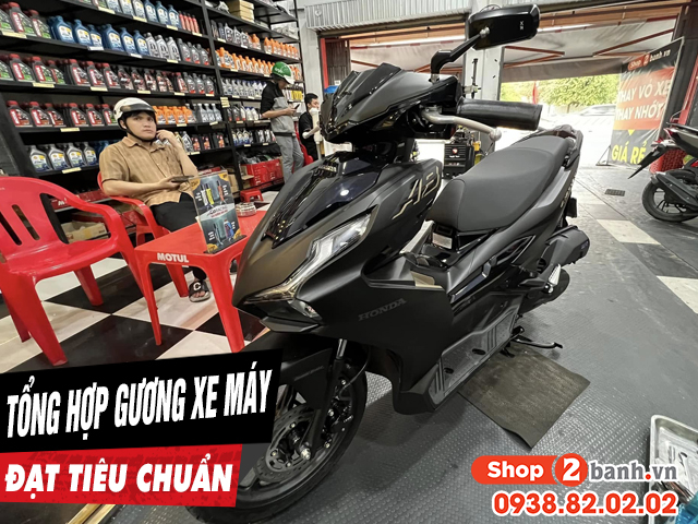 Tổng hợp gương xe máy đạt chuẩn 2026 đang bán tại shop2banh - 1
