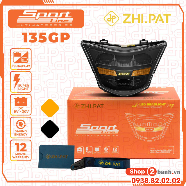 Combo đèn led 2 tầng sportline cho exciter 135 2005 - 2010 chính hãng zhipat - 4
