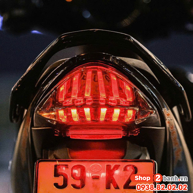 Đèn hậu crypton x135 tail cho exciter 135 2005 - 2010 chính hãng zhipat - 1