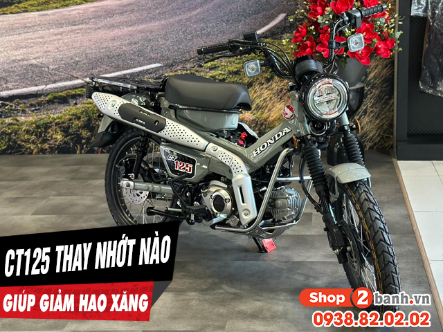 Tổng hợp dầu nhớt giảm hao xăng cho xe honda ct125 - 1