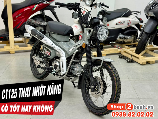 Xe máy ct125 có nên thay nhớt hãng honda không - 1
