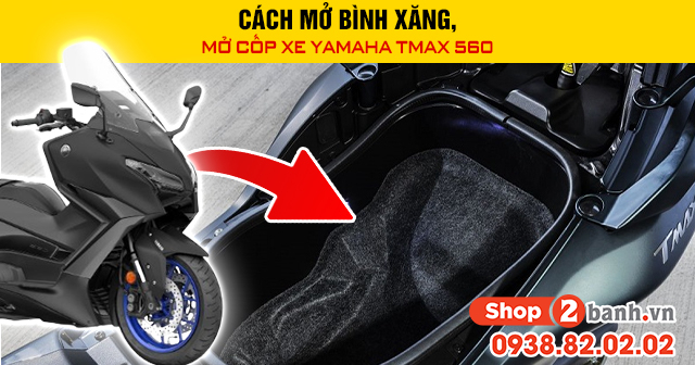 Cách mở bình xăng mở cốp xe yamaha tmax 560 - 1