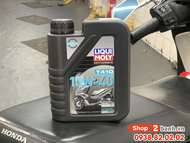 Xe vario thay nhớt liqui moly t410 10w40 scooter có phù hợp không - 2