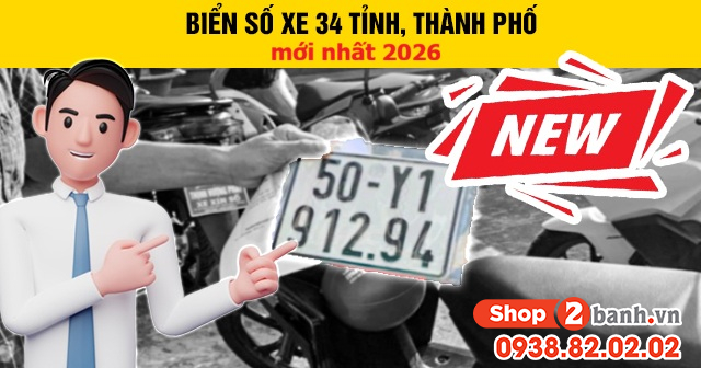 Biển số xe 34 tỉnh thành phố mới nhất 2026 - 1