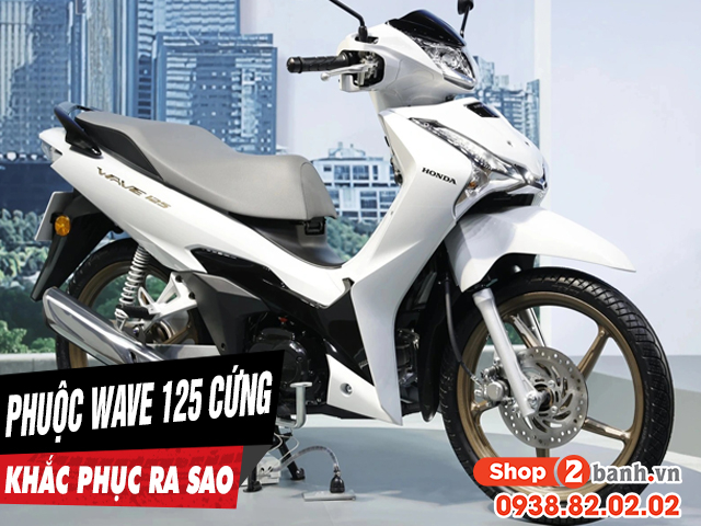 Phuộc sau xe wave 125i bị cứng ít nhún phải làm sao - 1