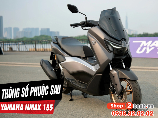 Thông số phuộc sau yamaha nmax 155 cao bao nhiêu mm - 1