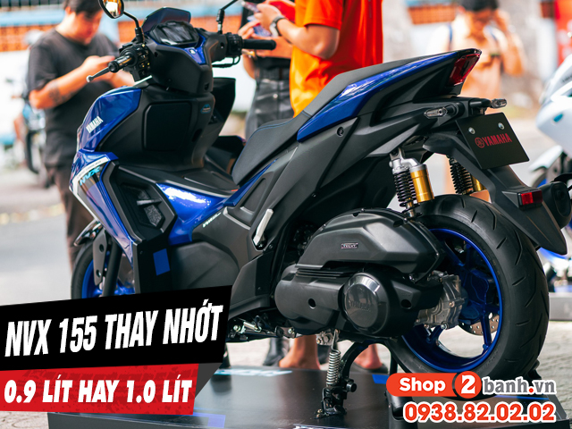 Yamaha nvx 155 v3 thay nhớt 09 lít hay 1 lít - 1